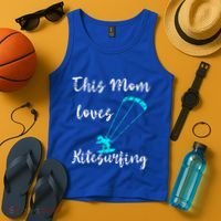 This Mom Loves Kitesurfing Kite Surfing Kiteboard Kitesurfer Meaningful Gift Tank Top thumb 4