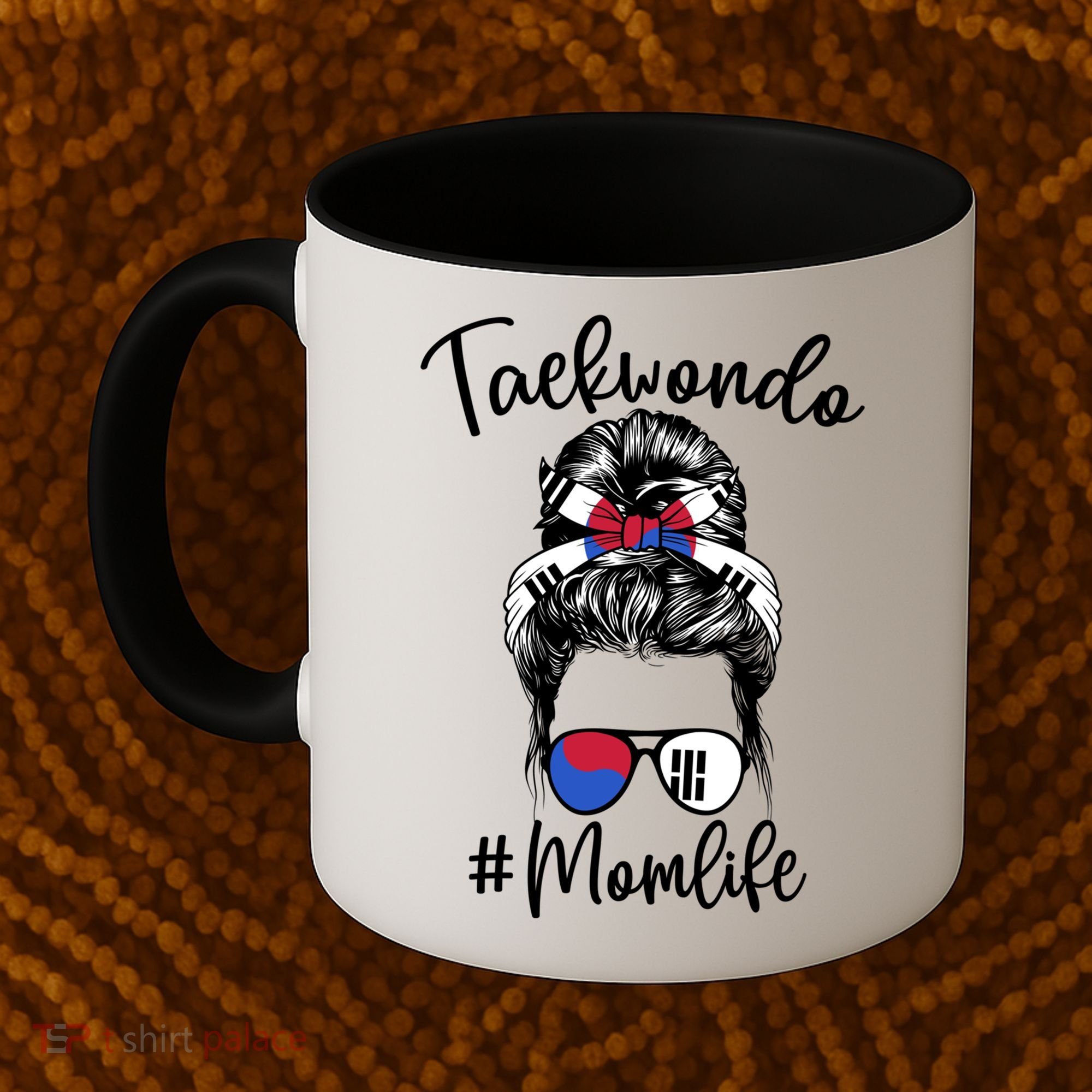 Taekwondo Mom Life Messy Hair Karate Moms Meaningful Gift Coffee Mug