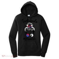 Taekwondo Mom Life Messy Hair Karate Moms Meaningful Gift Women's Hoodie thumb 0