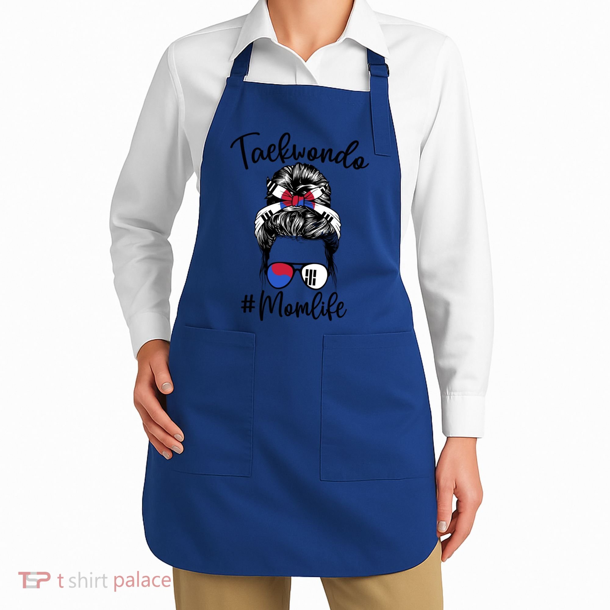 Taekwondo Mom Life Messy Hair Karate Moms Meaningful Gift Apron