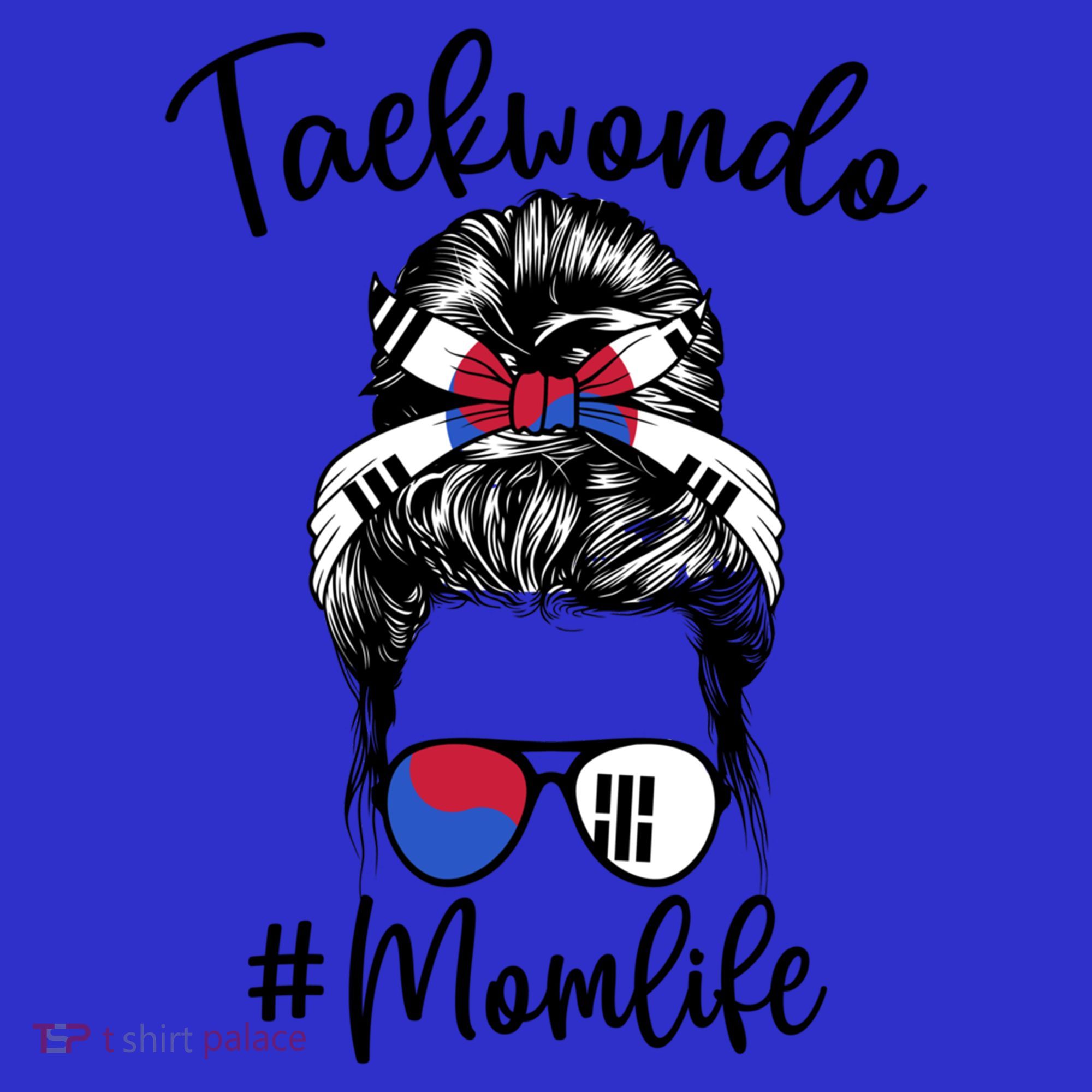 Taekwondo Mom Life Messy Hair Karate Moms Meaningful Gift Mousepad