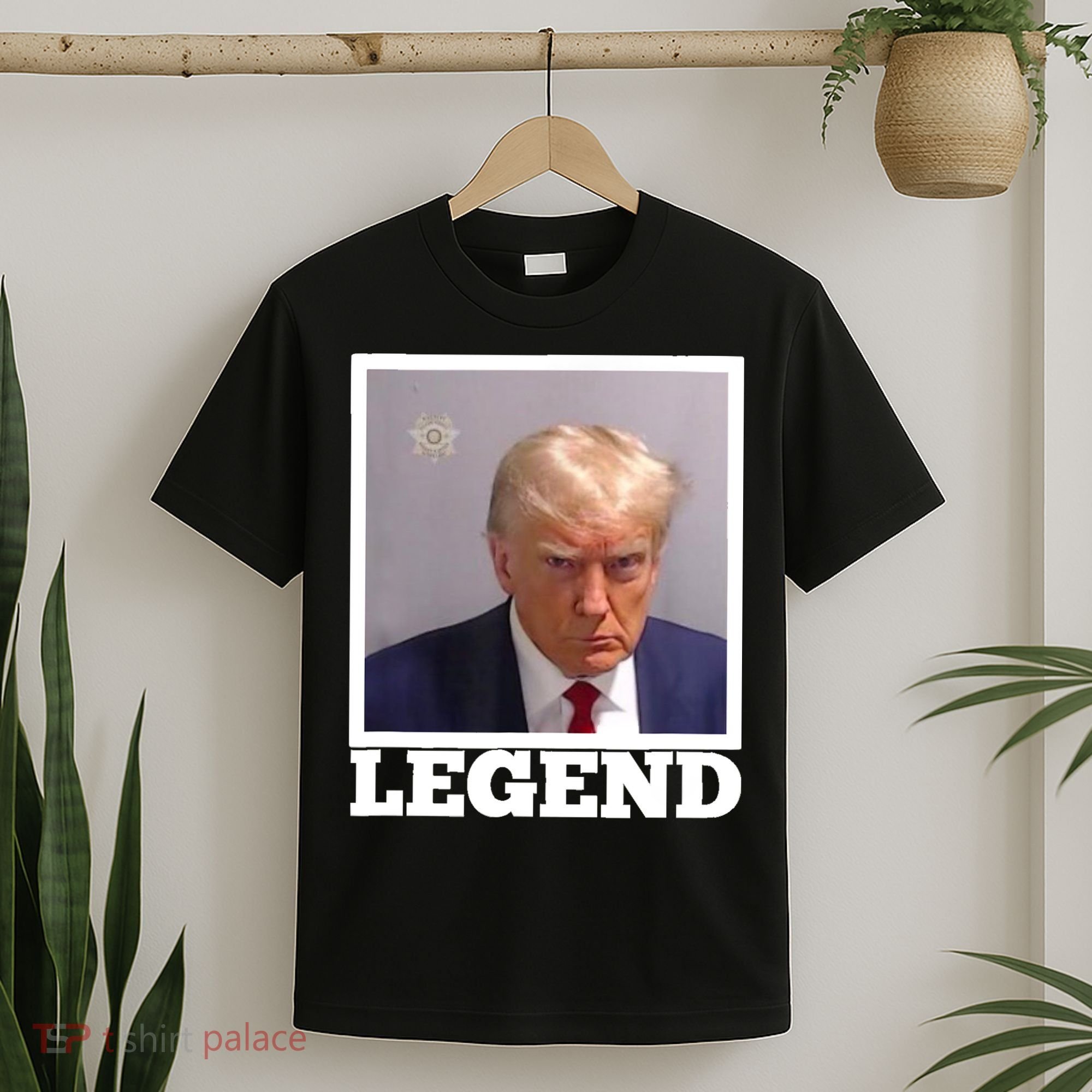 TRUMP MUGSHOT LEGEND President Trump 2024 Fulton T-Shirt