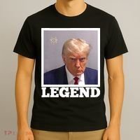 TRUMP MUGSHOT LEGEND President Trump 2024 Fulton T-Shirt thumb 3