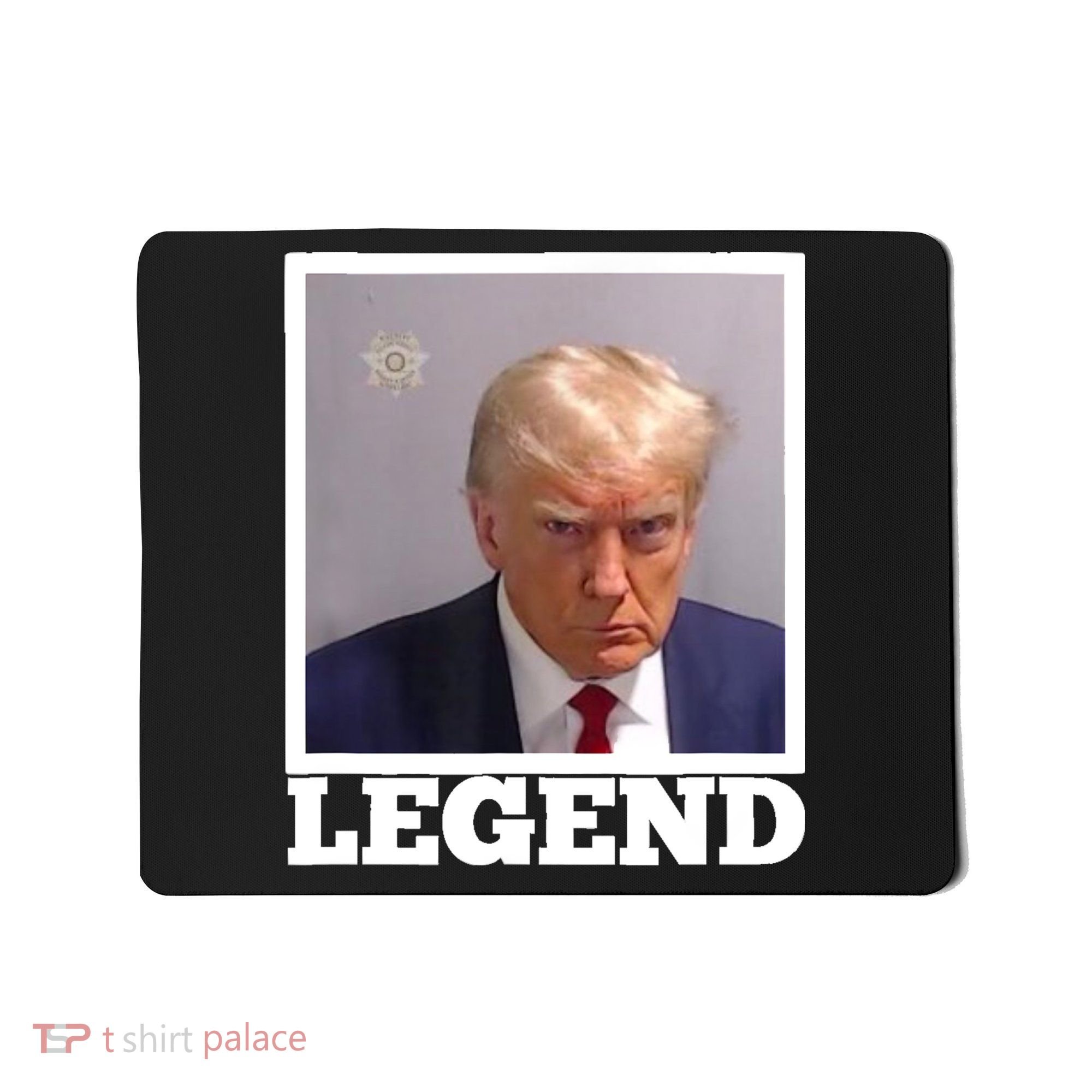 TRUMP MUGSHOT LEGEND President Trump 2024 Fulton Mousepad