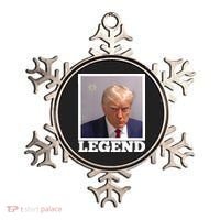 TRUMP MUGSHOT LEGEND President Trump 2024 Fulton Ornament thumb 0