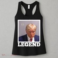TRUMP MUGSHOT LEGEND President Trump 2024 Fulton Women's Tank Top thumb 3