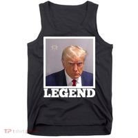 TRUMP MUGSHOT LEGEND President Trump 2024 Fulton Tank Top thumb 0