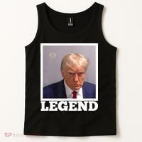 TRUMP MUGSHOT LEGEND President Trump 2024 Fulton Tank Top thumb 2