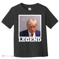 TRUMP MUGSHOT LEGEND President Trump 2024 Fulton Toddler T-Shirt thumb 0