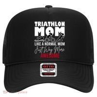 Triathlon Mom Like A Normal Mom But Way More Awesome Cute Gift Hat thumb 0