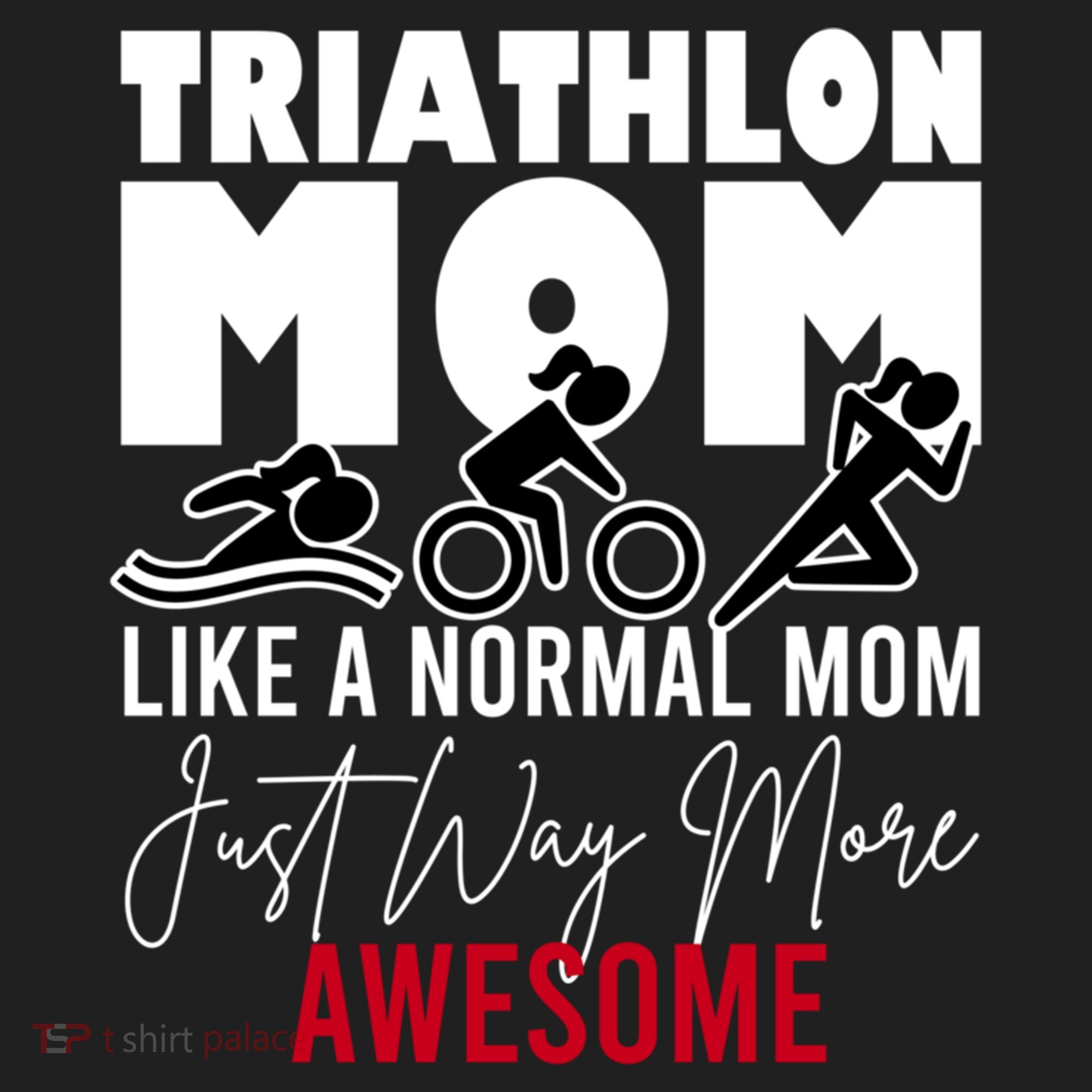Triathlon Mom Like A Normal Mom But Way More Awesome Cute Gift Hat