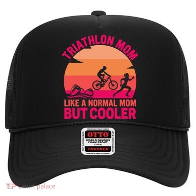 Triathlon Mom Like A Normal Mom But Cooler Triathlete Tri Gift Hat