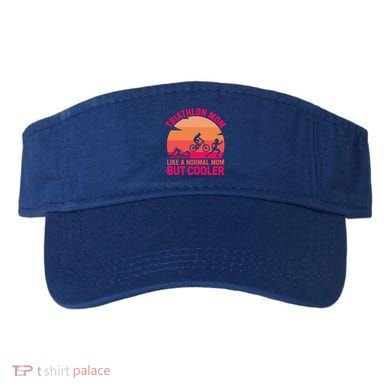 Triathlon Mom Like A Normal Mom But Cooler Triathlete Tri Gift Visor