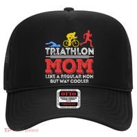 Triathlon Mom Like A Regular Mom But Cooler Triathlon Mom Gift Hat thumb 0