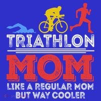 Triathlon Mom Like A Regular Mom But Cooler Triathlon Mom Gift Visor thumb 3