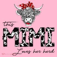 This Mimi Loves Her Herd Cow Mother's Day Coaster thumb 2