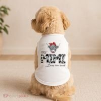 This Mimi Loves Her Herd Cow Mother's Day Doggie Tank thumb 2