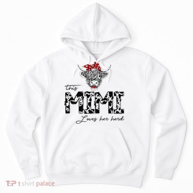 This Mimi Loves Her Herd Cow Mother's Day Hoodie