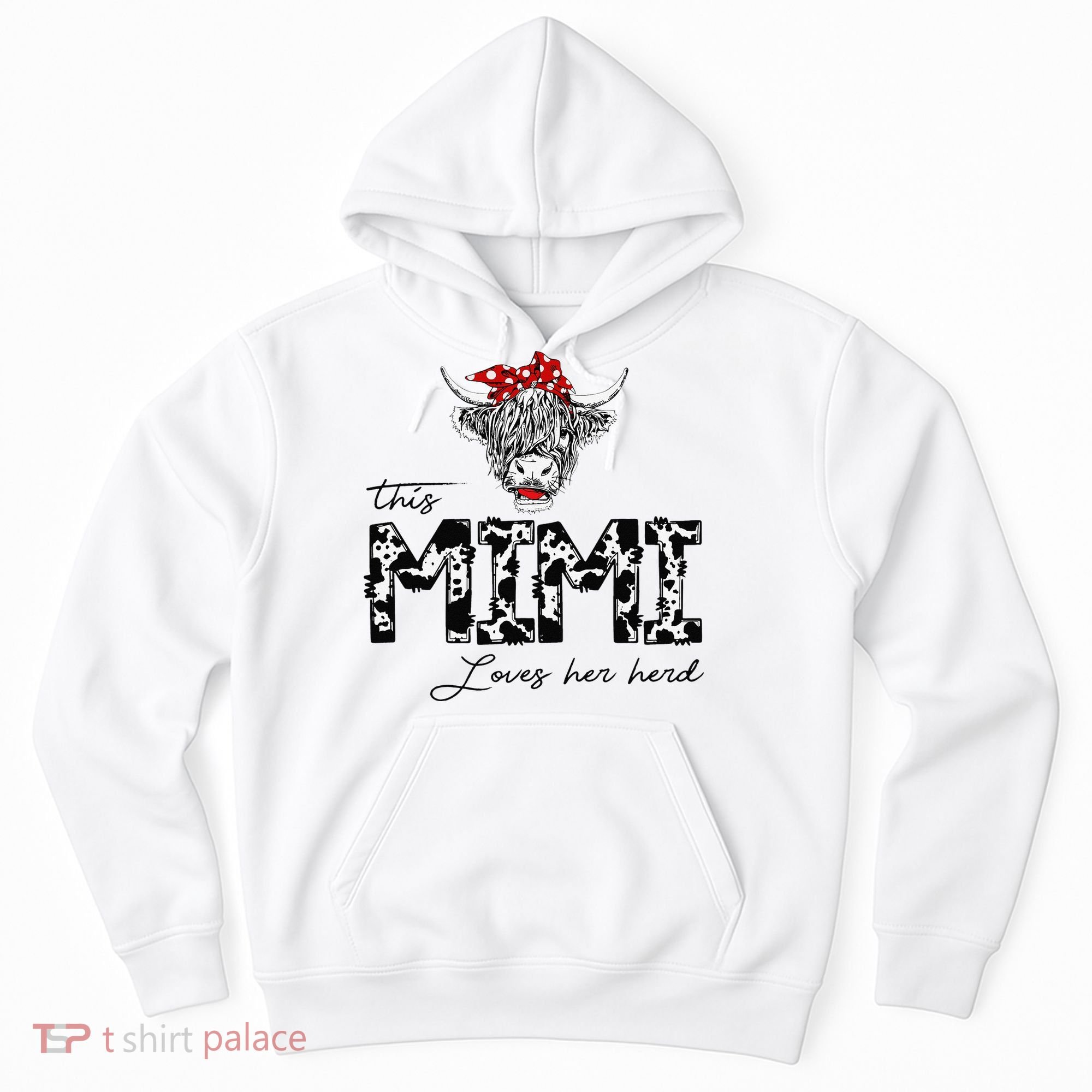 This Mimi Loves Her Herd Cow Mother's Day Hoodie