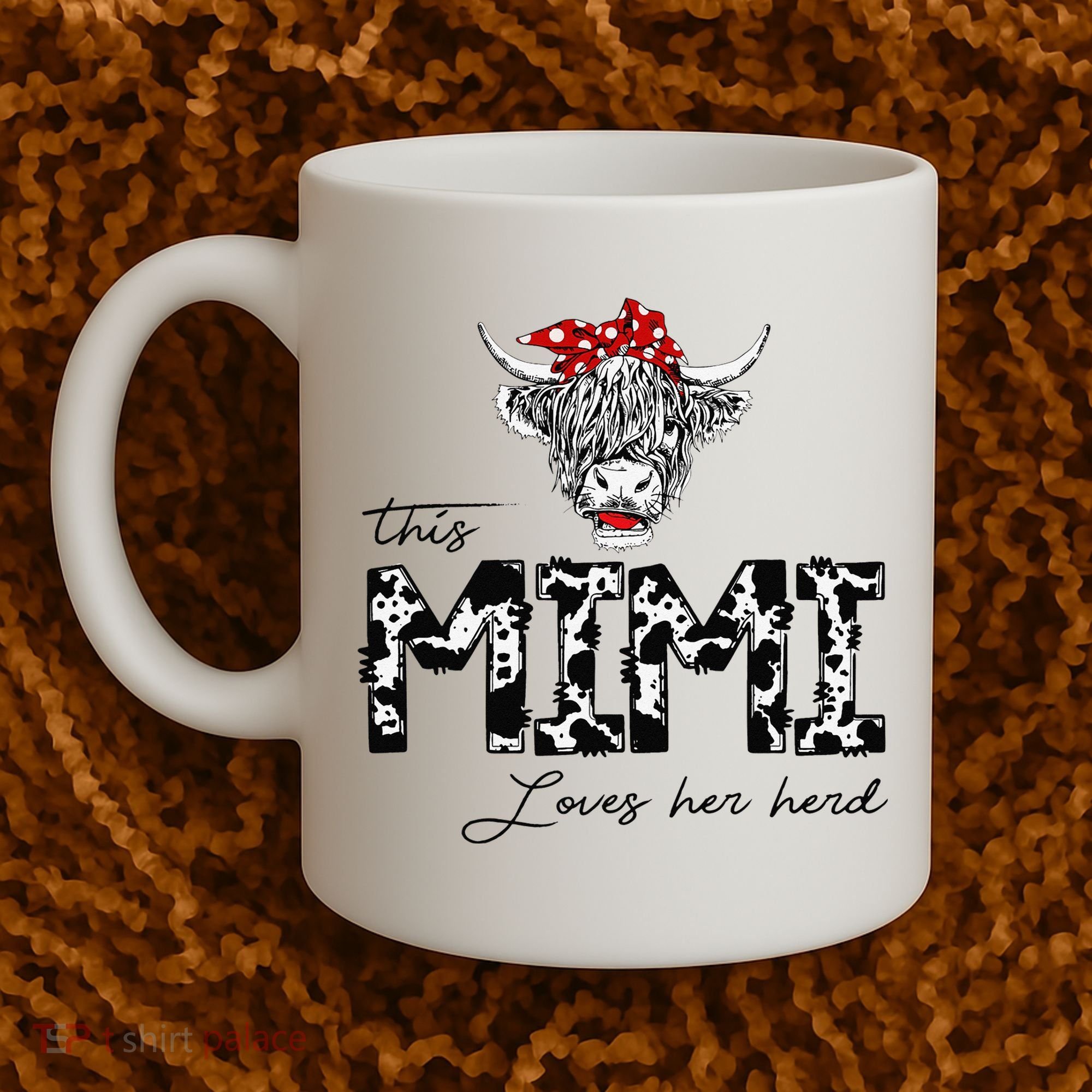 This Mimi Loves Her Herd Cow Mother's Day Coffee Mug