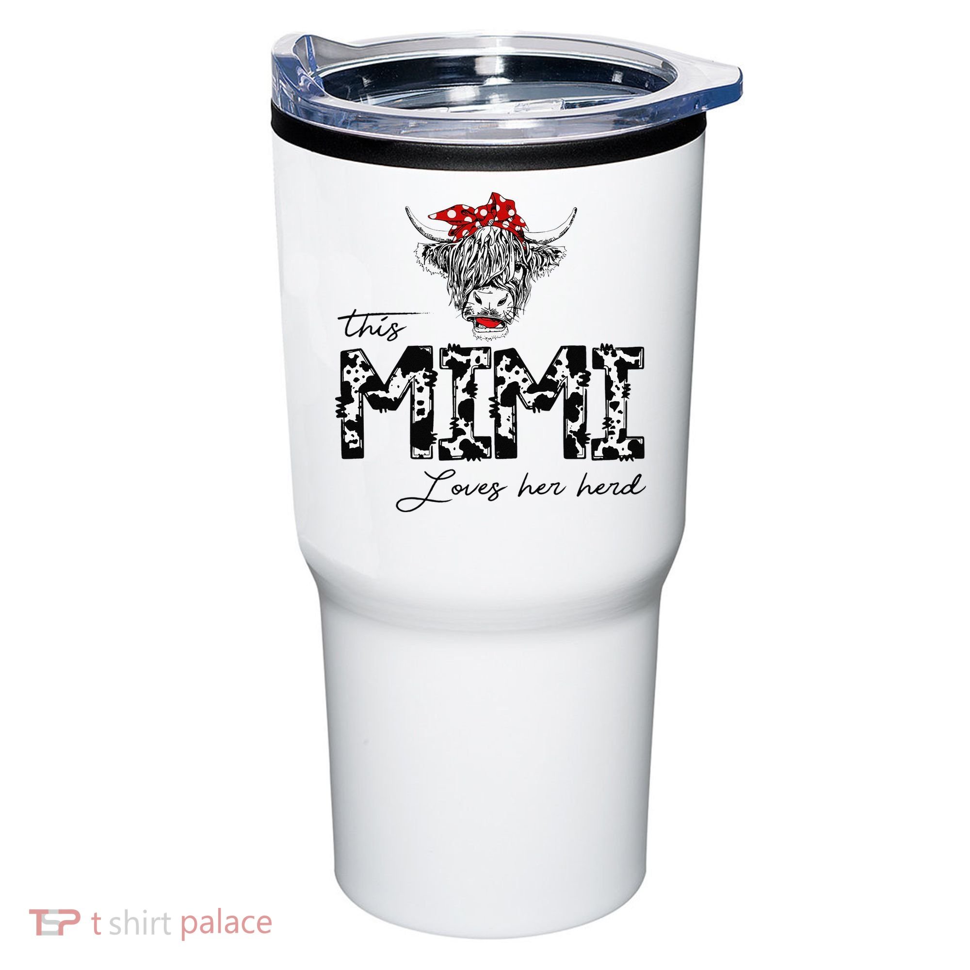 This Mimi Loves Her Herd Cow Mother's Day Tumbler