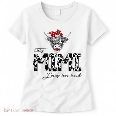This Mimi Loves Her Herd Cow Mother's Day Women's T-Shirt