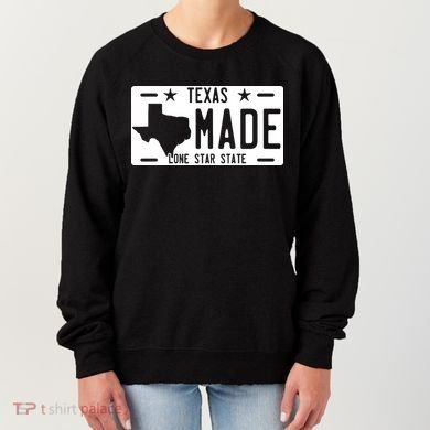Texas Made Lone Star License Plate Women's Sweatshirt