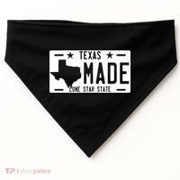 Texas Made Lone Star License Plate USA-Made Doggie Bandana thumb 0