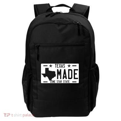 Texas Made Lone Star License Plate Backpack