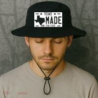 Texas Made Lone Star License Plate Bucket Hat thumb 2