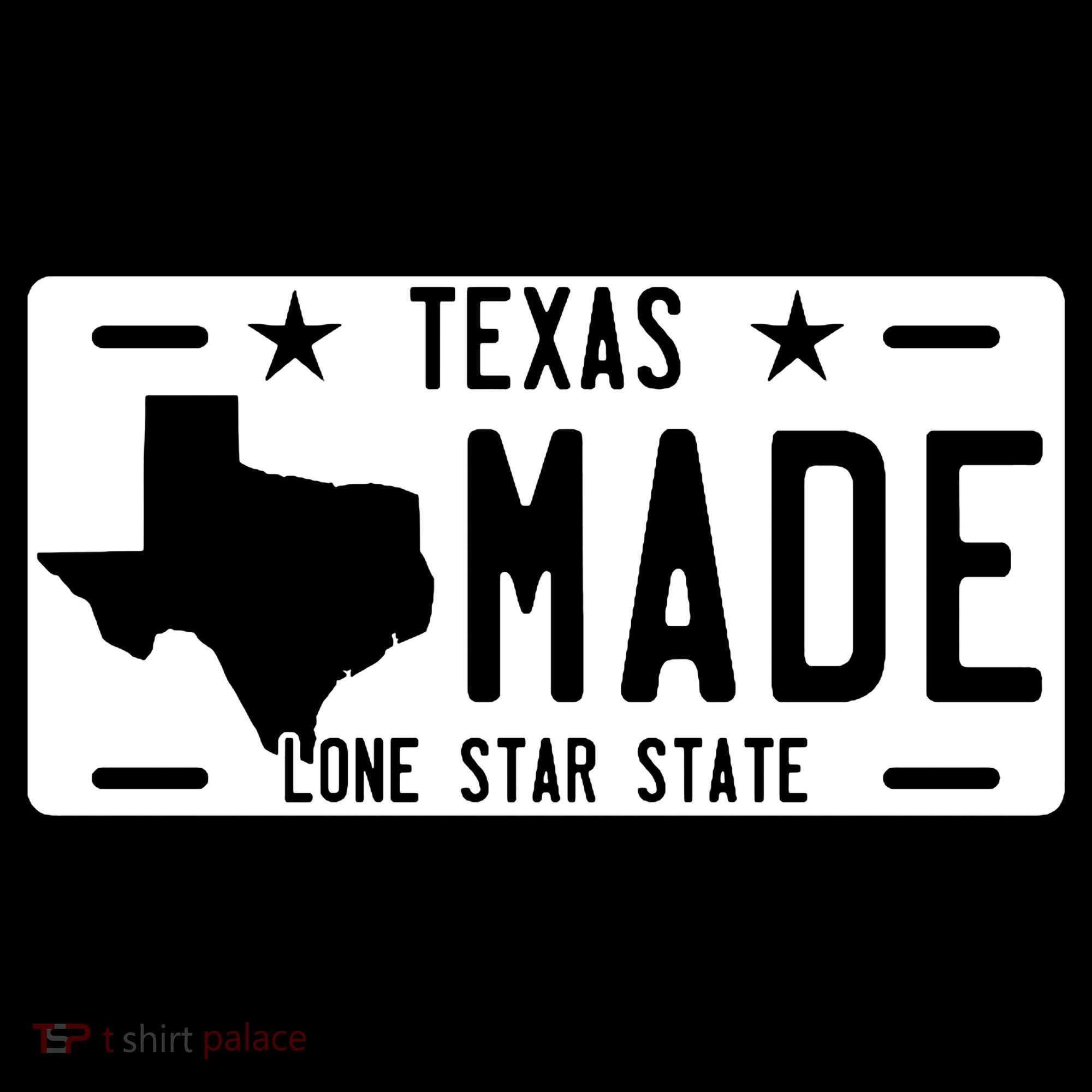 Texas Made Lone Star License Plate Bucket Hat
