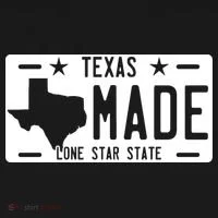Texas Made Lone Star License Plate Bucket Hat thumb 4