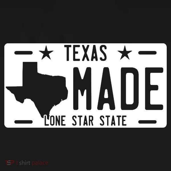 Texas Made Lone Star License Plate Bucket Hat