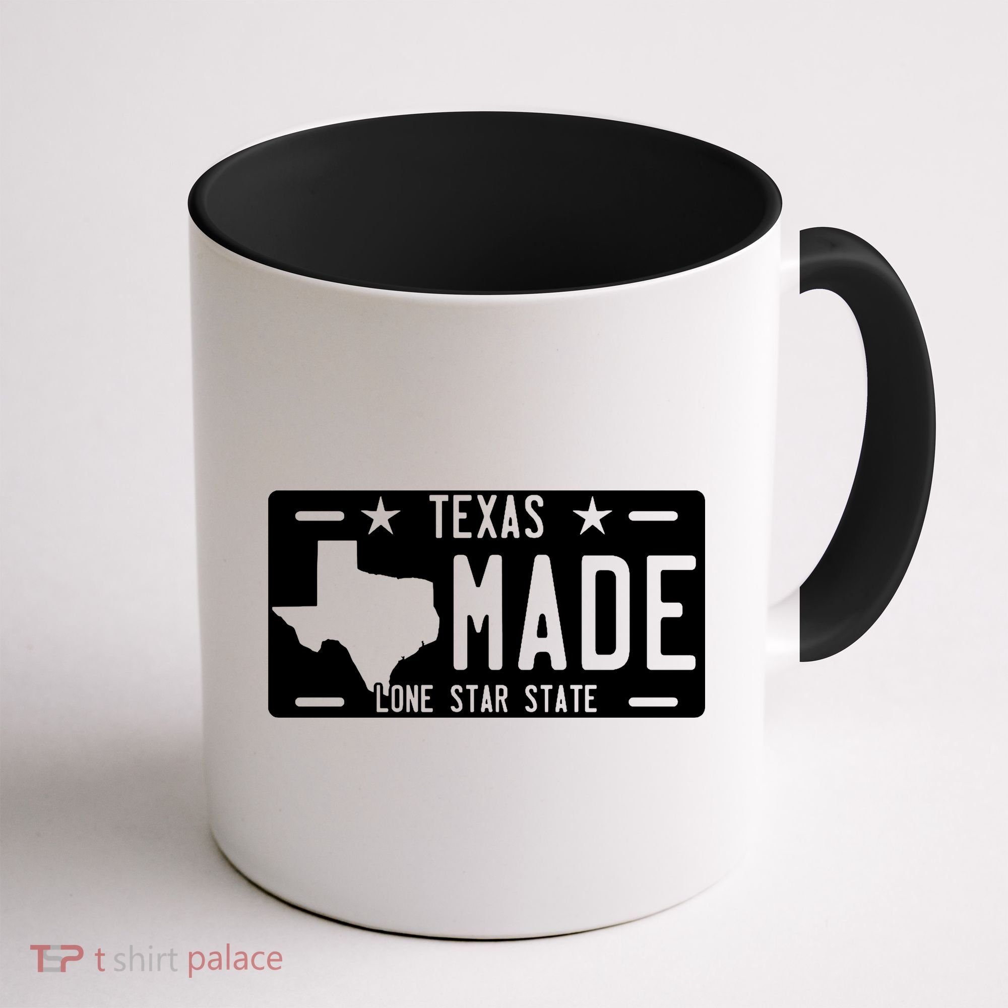Texas Made Lone Star License Plate Coffee Mug