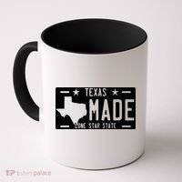 Texas Made Lone Star License Plate Coffee Mug thumb 0
