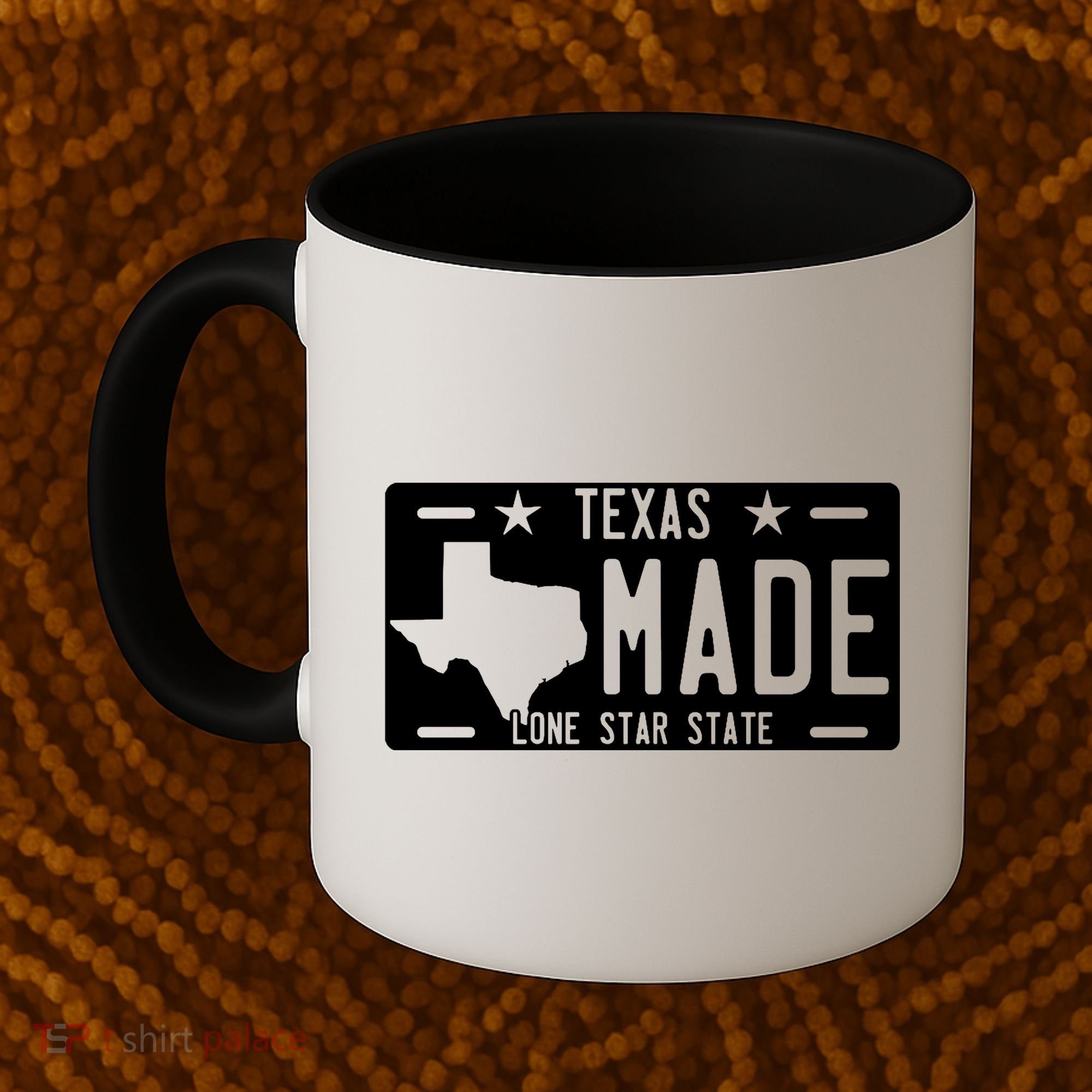 Texas Made Lone Star License Plate Coffee Mug