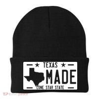 Texas Made Lone Star License Plate Beanie thumb 0