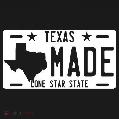 Texas Made Lone Star License Plate Women's Hoodie