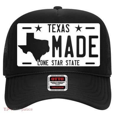 Texas Made Lone Star License Plate Hat