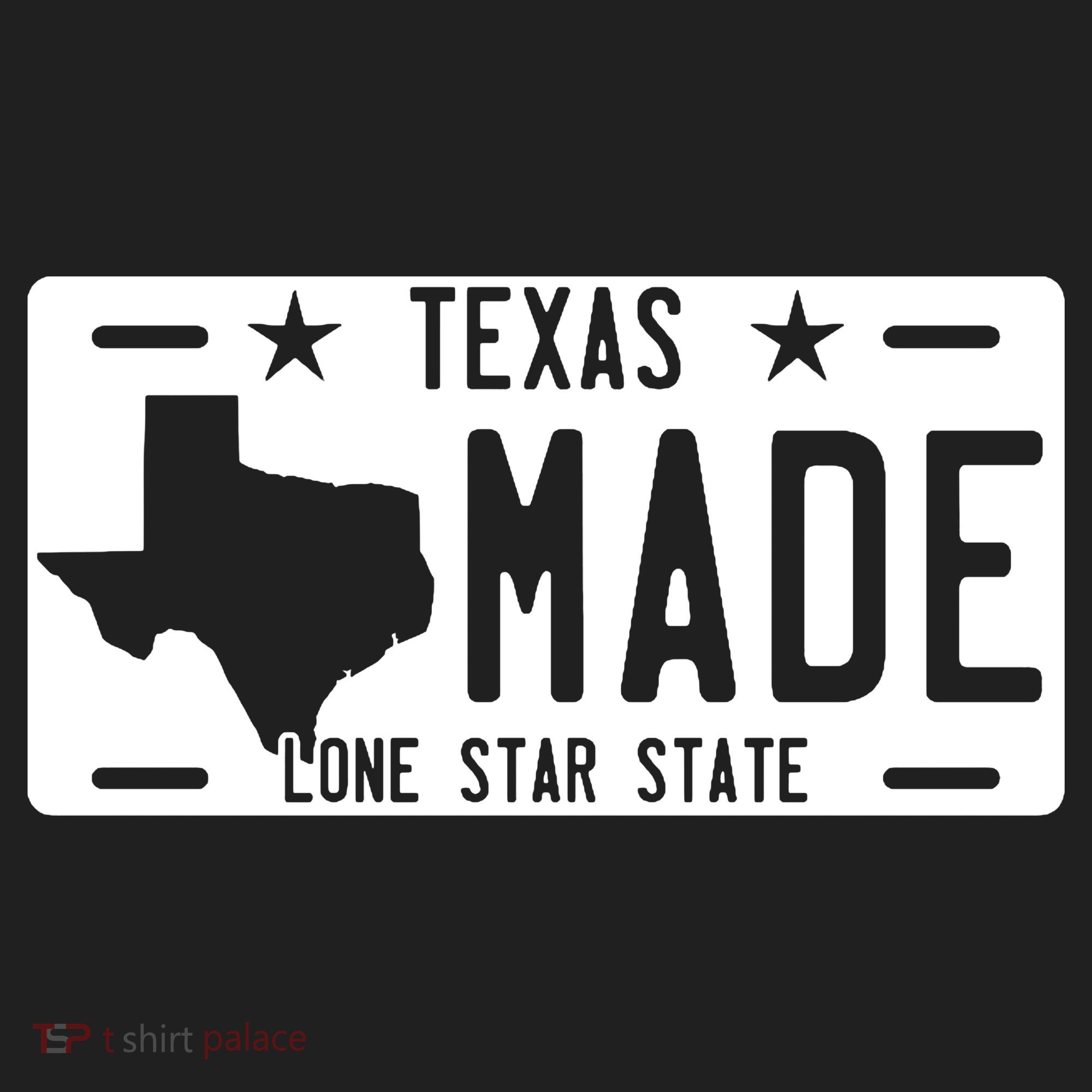 Texas Made Lone Star License Plate Hat