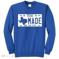 Texas Made Lone Star License Plate Sweatshirt thumb 0