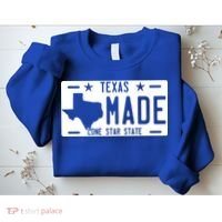 Texas Made Lone Star License Plate Sweatshirt thumb 2