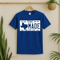 Texas Made Lone Star License Plate T-Shirt thumb 2