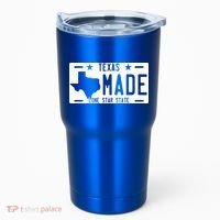 Texas Made Lone Star License Plate Tumbler thumb 0
