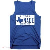 Texas Made Lone Star License Plate Tank Top thumb 0
