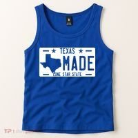 Texas Made Lone Star License Plate Tank Top thumb 2