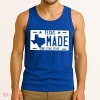 Texas Made Lone Star License Plate Tank Top thumb 3