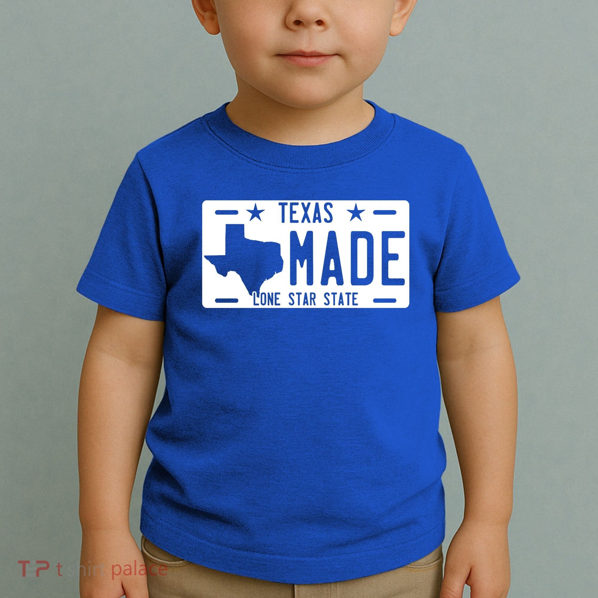 Texas Made Lone Star License Plate Toddler T-Shirt