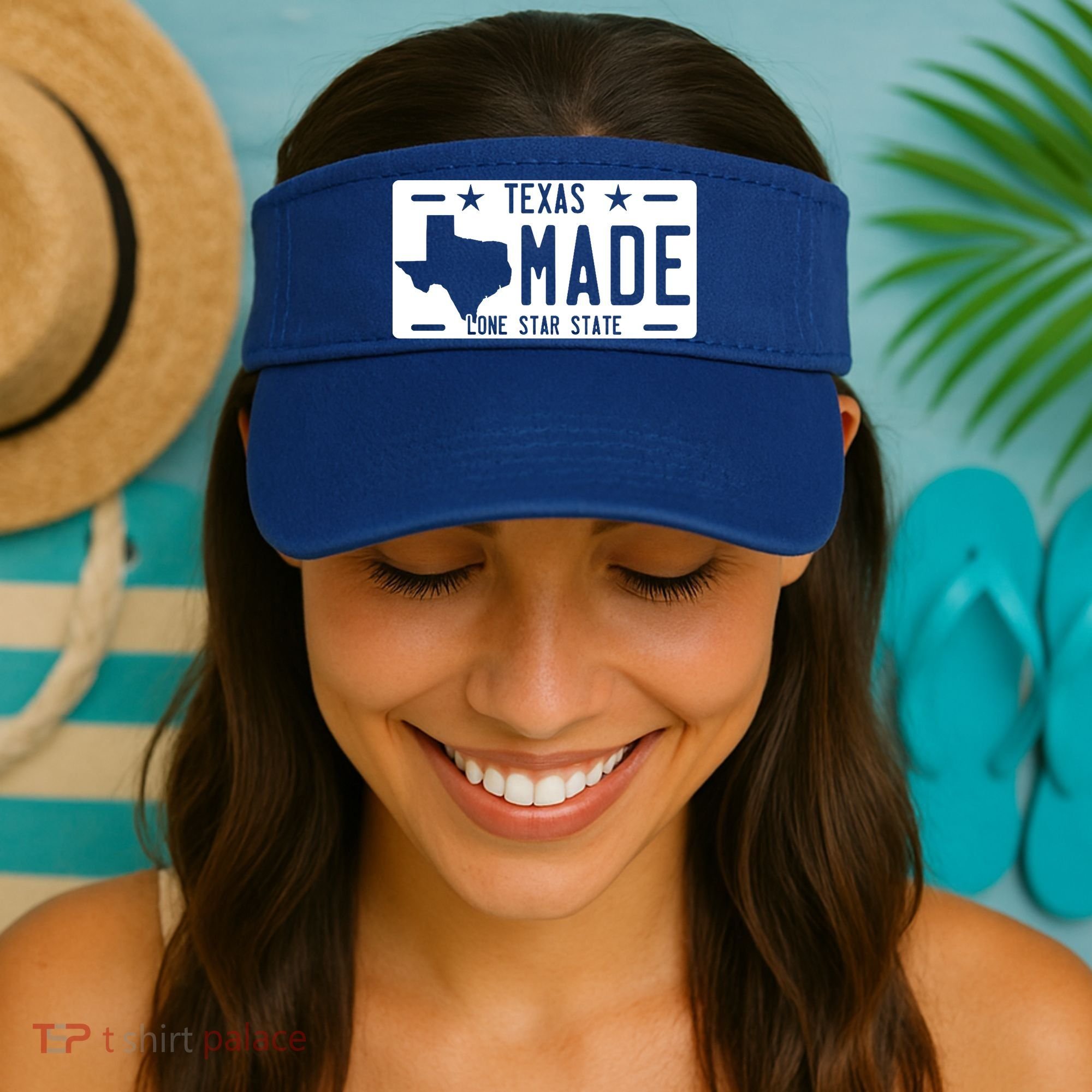 Texas Made Lone Star License Plate Visor