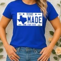 Texas Made Lone Star License Plate Women's T-Shirt thumb 2